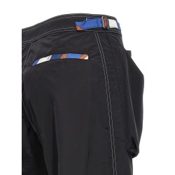 Logo nylon pants