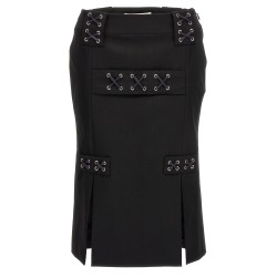 Lace-up skirt