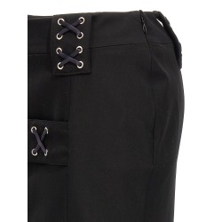 Lace-up skirt