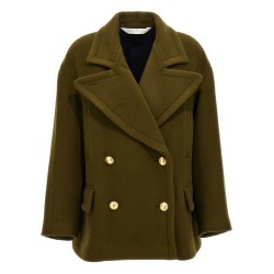 Palm embroidery coat