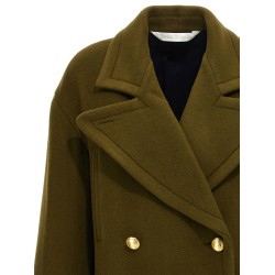 Palm embroidery coat