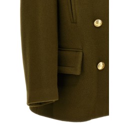 Palm embroidery coat