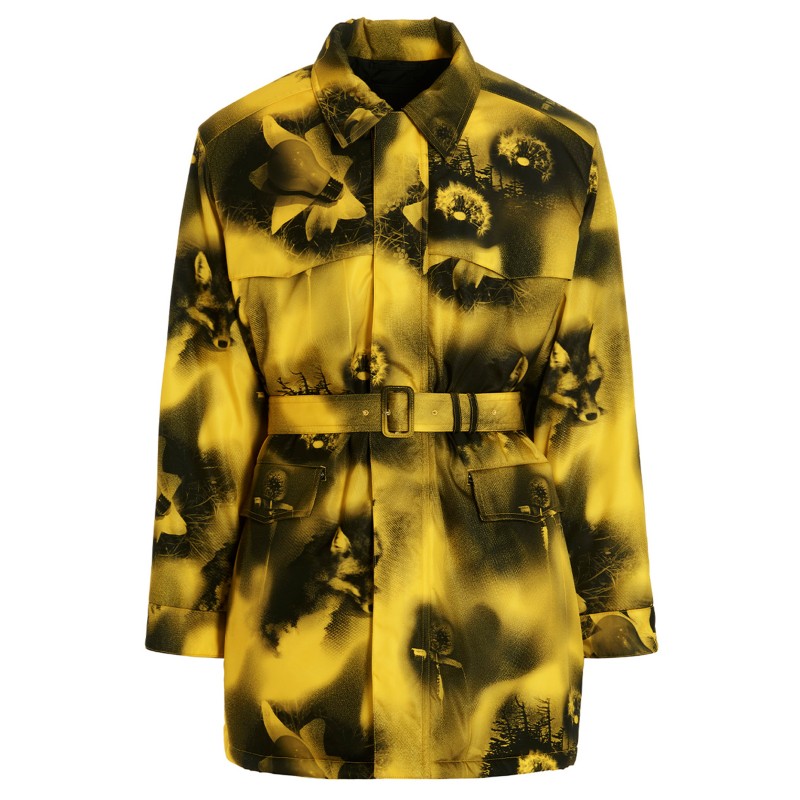 Re-Nylon printed parka