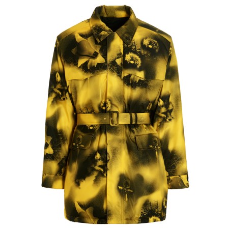 Re-Nylon printed parka