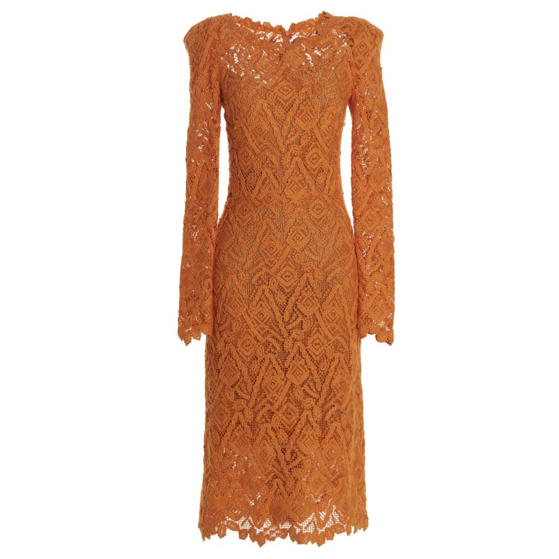 Macramé lace dress