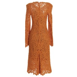 Macramé lace dress