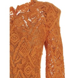 Macramé lace dress