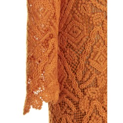 Macramé lace dress