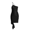 Sequin one shoulder dress