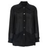 Semi-sheer wool jacket