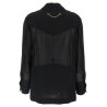Semi-sheer wool jacket