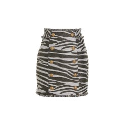 'Lurex Zebra' skirt