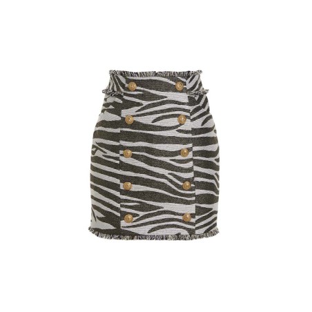 'Lurex Zebra' skirt