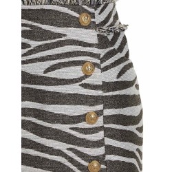 'Lurex Zebra' skirt