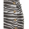'Lurex Zebra' skirt