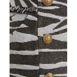'Lurex Zebra' skirt