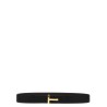 Buckle logo reversible belt