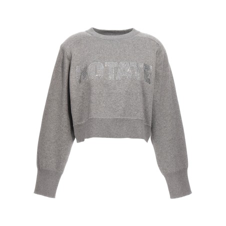 'Firm Knit Cropped' sweater