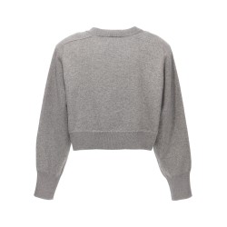 'Firm Knit Cropped' sweater