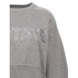 'Firm Knit Cropped' sweater