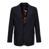 Single-breasted jacquard blazer