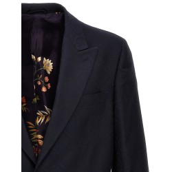 Single-breasted jacquard blazer
