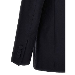 Single-breasted jacquard blazer