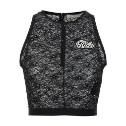 Rhinestone lace top