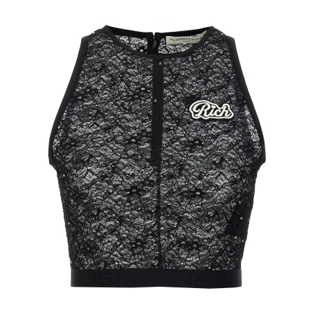 Rhinestone lace top