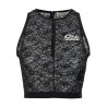 Rhinestone lace top