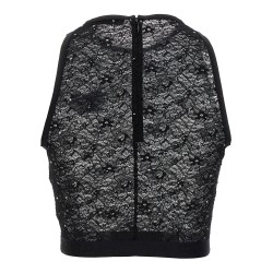 Rhinestone lace top