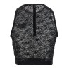 Rhinestone lace top
