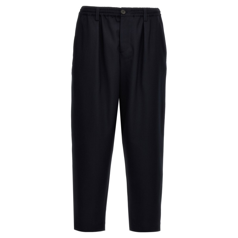 Tropical wool crop pants