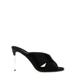 Satin sandals