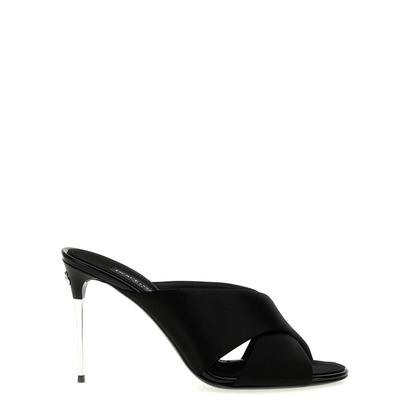 Satin sandals