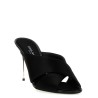 Satin sandals