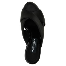 Satin sandals