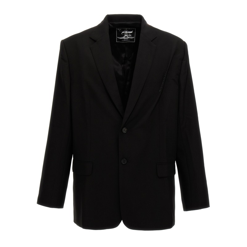 'Pinched Logo' blazer