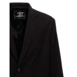 'Pinched Logo' blazer