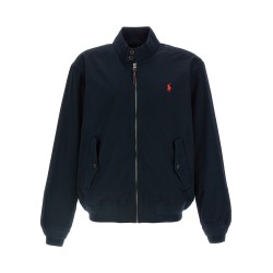 Logo embroidery bomber jacket