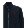 Logo embroidery bomber jacket