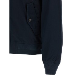 Logo embroidery bomber jacket