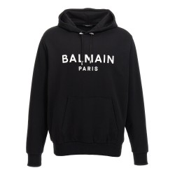 Logo print hoodie