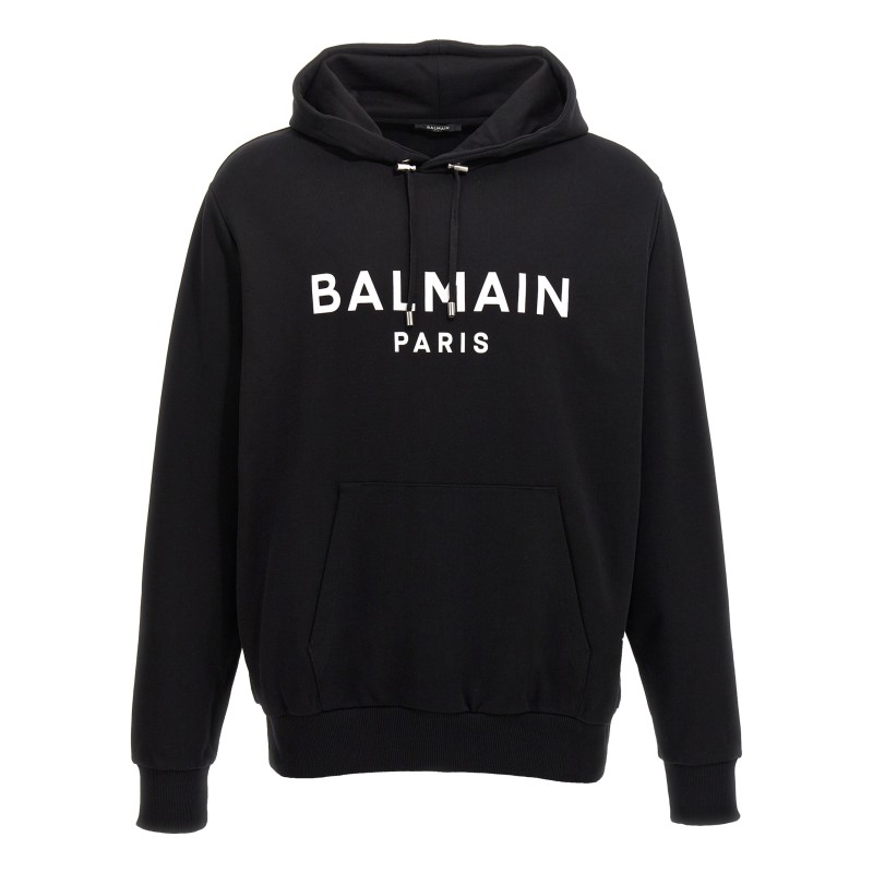 Logo print hoodie