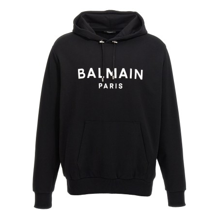 Logo print hoodie