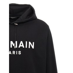 Logo print hoodie