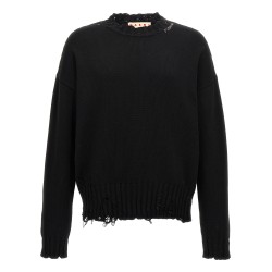 Destroyed effect sweater
