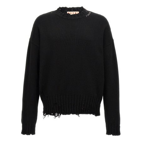 Destroyed effect sweater