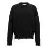 Destroyed effect sweater