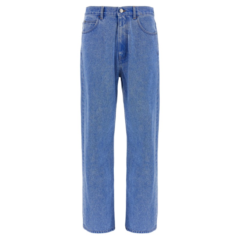 'Bleached Coated' jeans